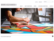 Tablet Screenshot of davidschonhoff.com